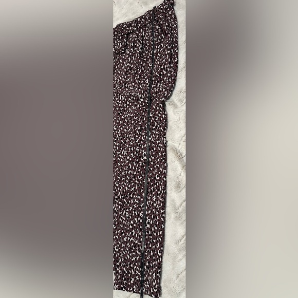 Torrid Purple Leopard Animal Print Pull-On High-Rise Crepe Pant - Picture 6 of 11